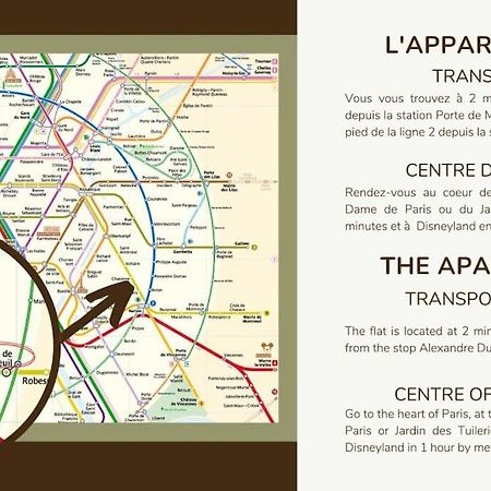 21.Appart 4Pers#1 Bedroom #Pere Lachaise #Nation Paris Eksteriør bilde